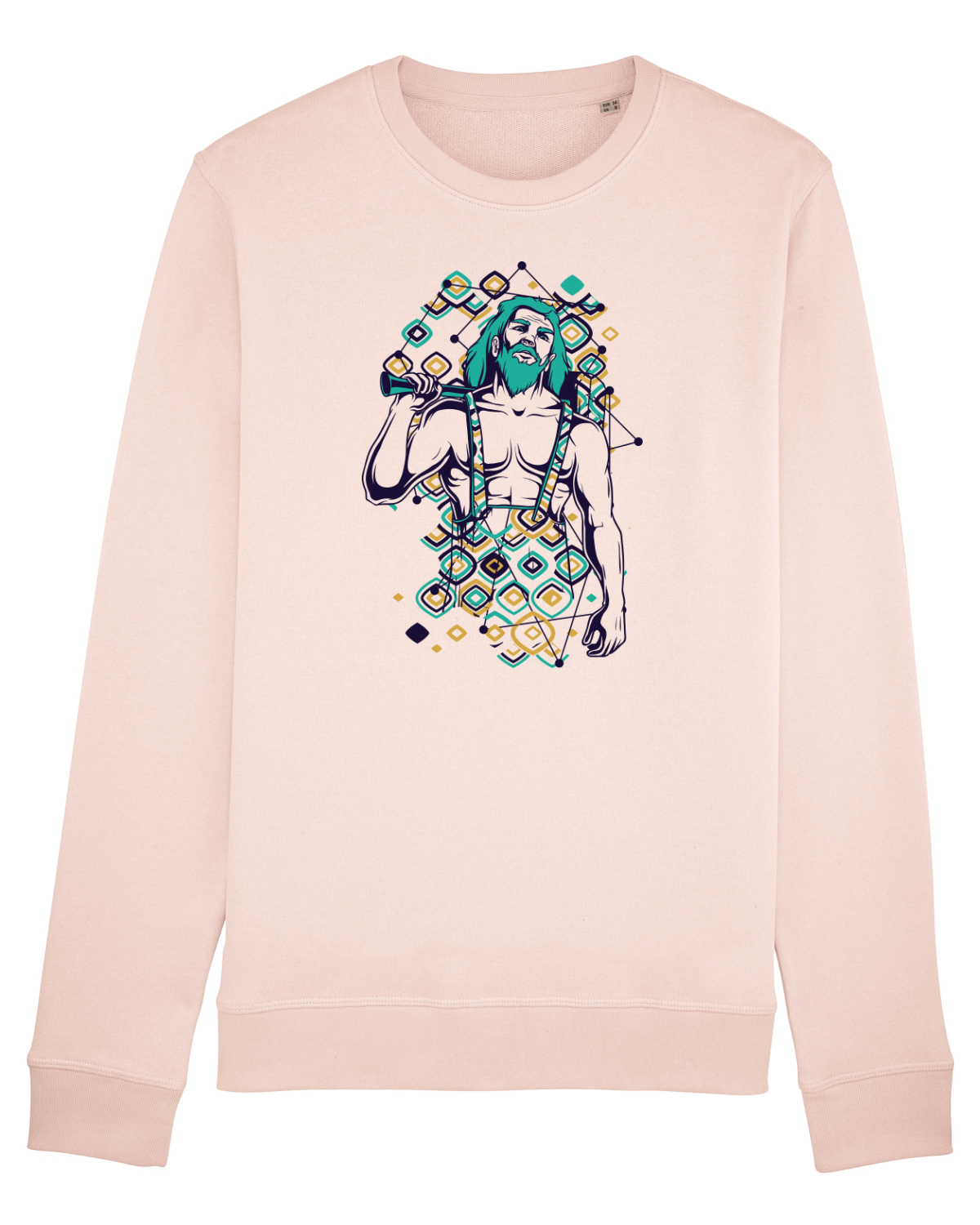 Bluză mânecă lungă Unisex Rise Candy Pink