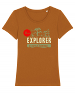 Rainforest Explorer Tricou mânecă scurtă guler larg fitted Damă Expresser