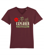 Rainforest Explorer Tricou mânecă scurtă guler V Bărbat Presenter