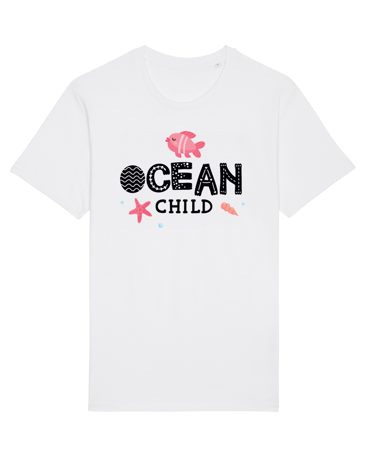 Tricou mânecă scurtă Unisex Rocker White