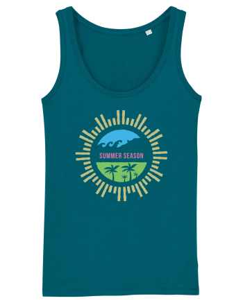 Summer Season Retro Ocean Depth