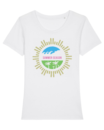 Summer Season Retro White