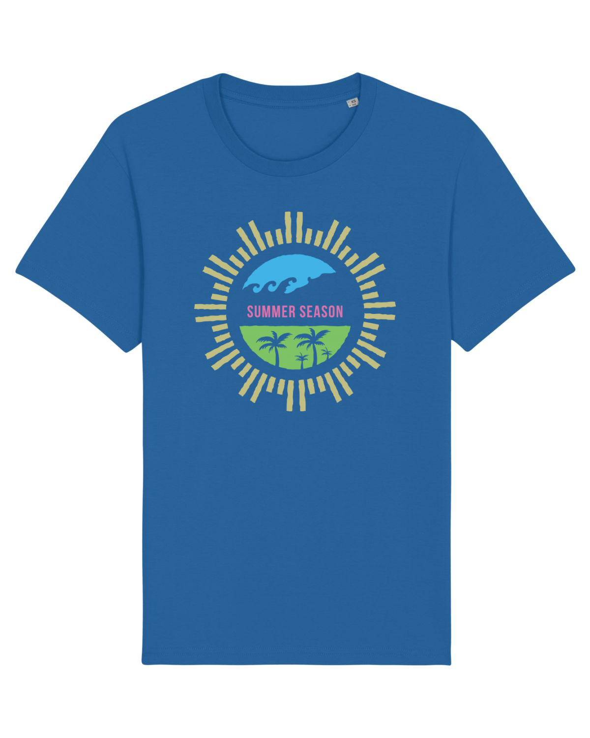 Tricou mânecă scurtă Unisex Rocker Royal Blue