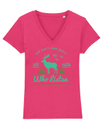 Earth Music Green Tricou mânecă scurtă guler V Damă Evoker