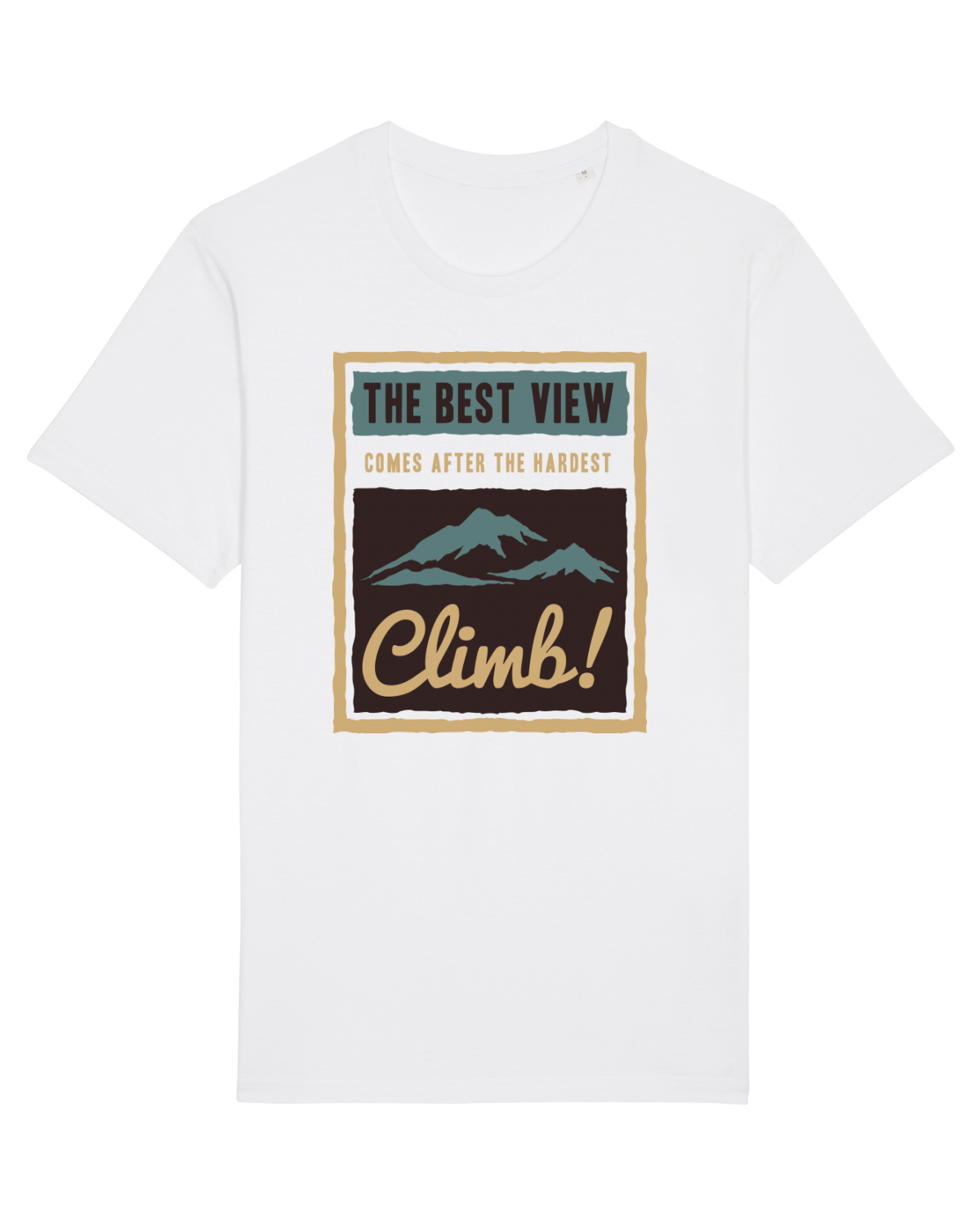 Tricou mânecă scurtă Unisex Rocker White