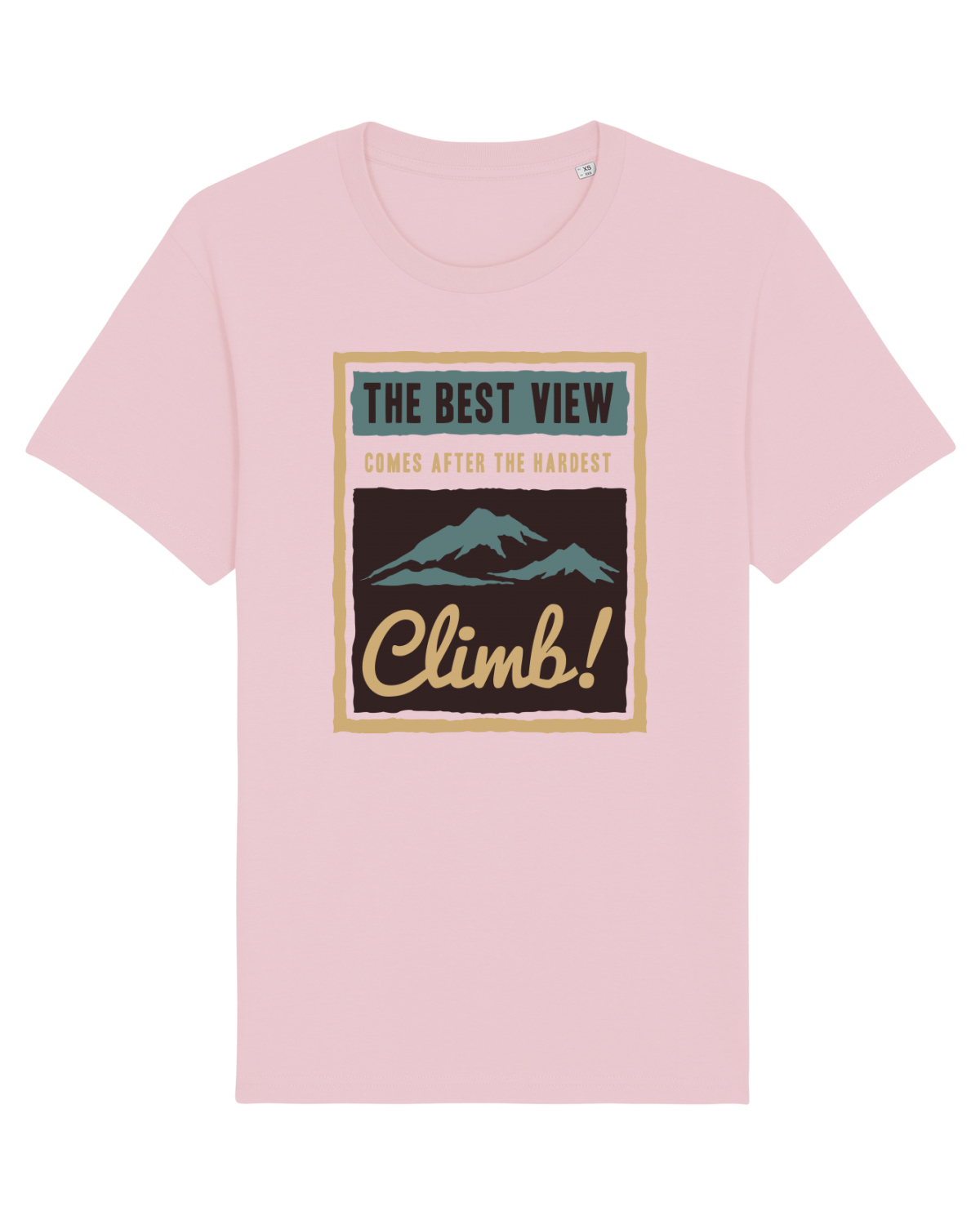 Tricou mânecă scurtă Unisex Rocker Cotton Pink