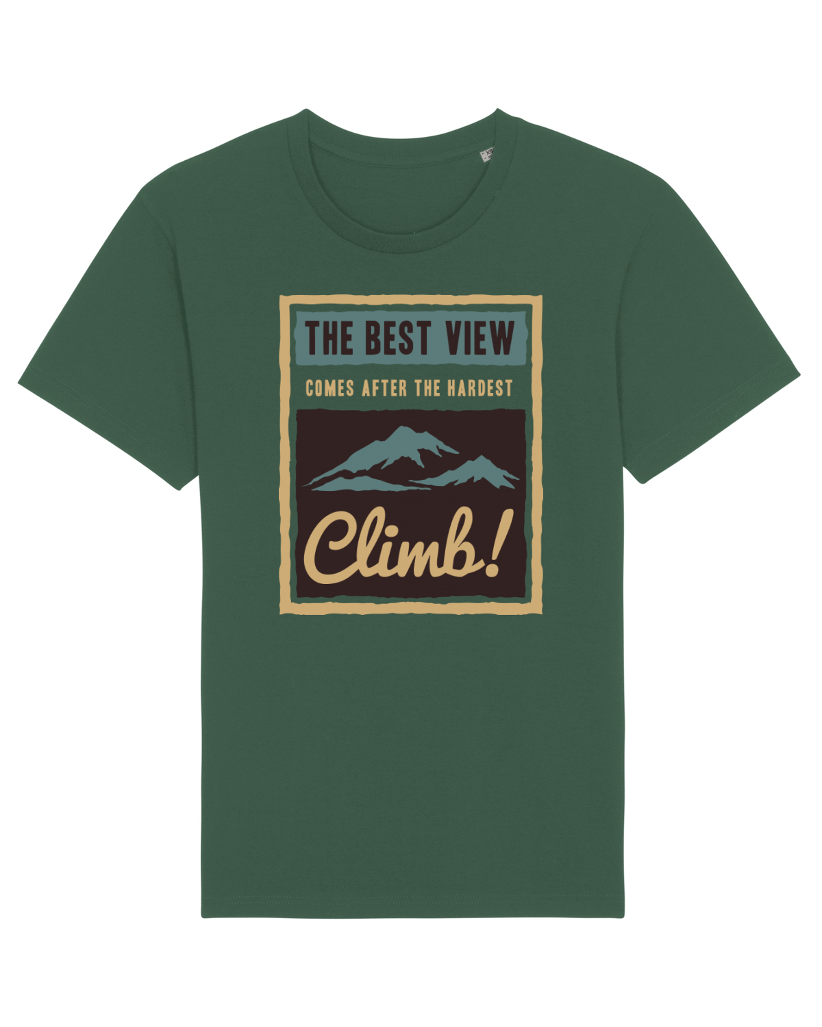 Tricou mânecă scurtă Unisex Rocker Bottle Green