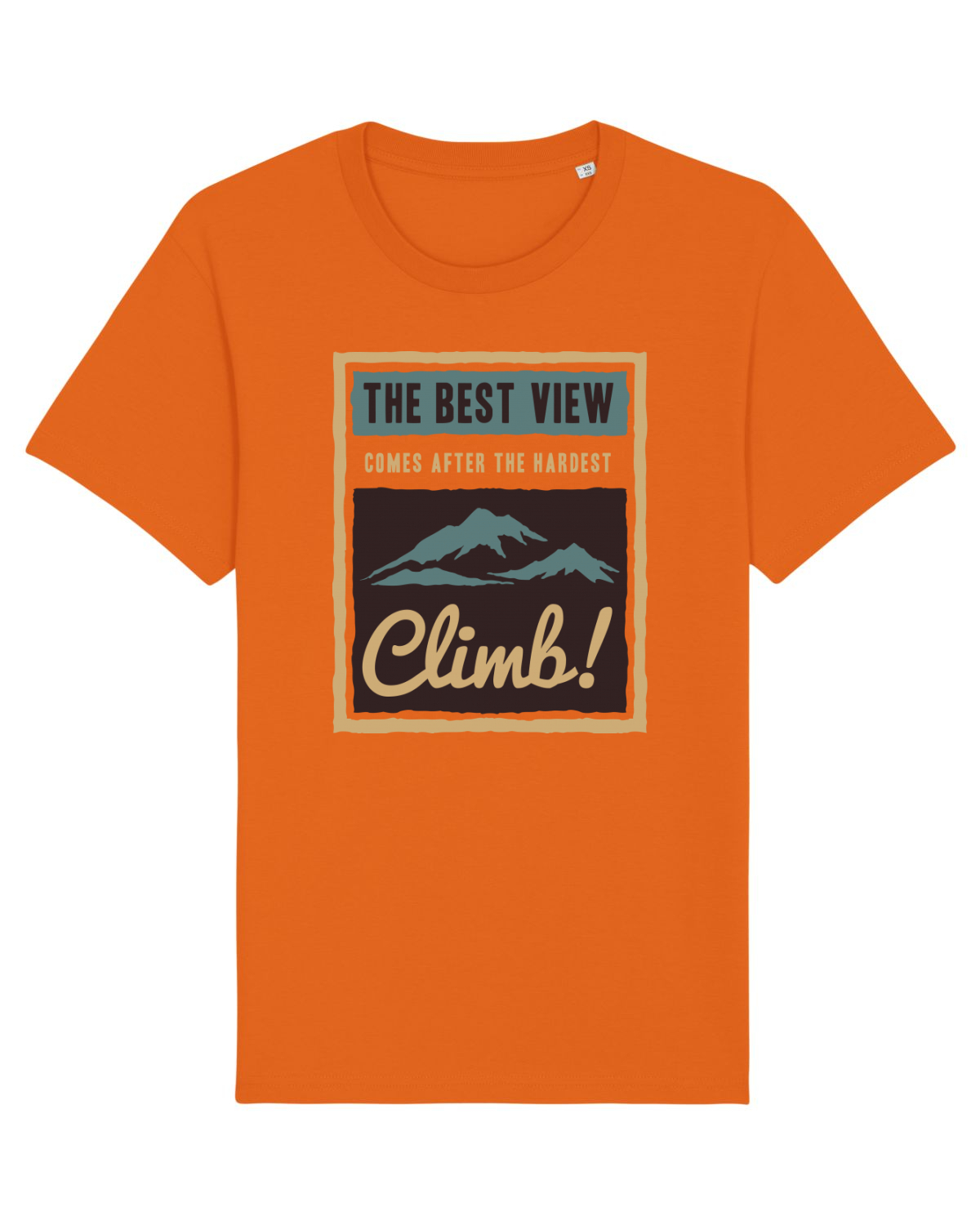 Tricou mânecă scurtă Unisex Rocker Bright Orange