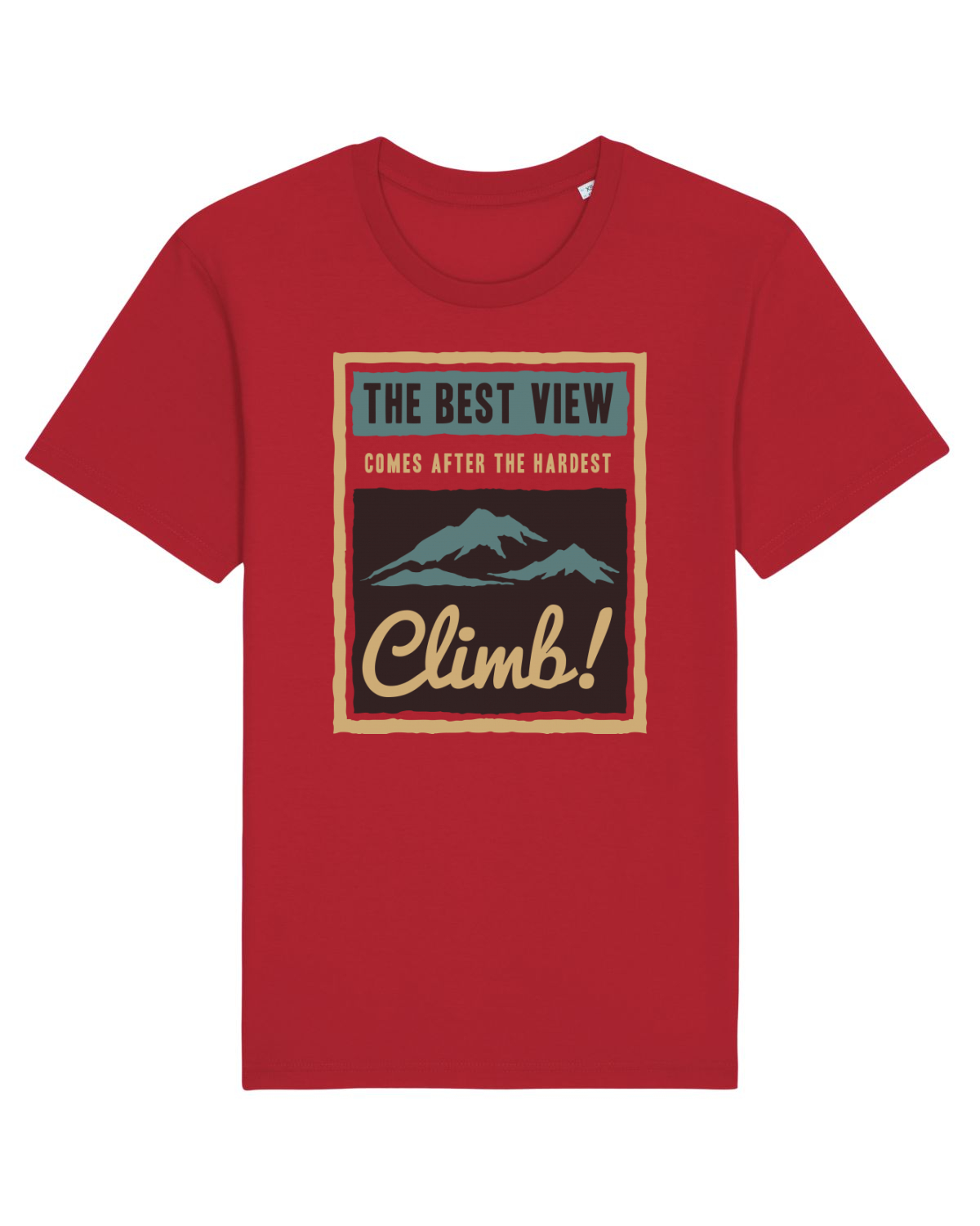 Tricou mânecă scurtă Unisex Rocker Red