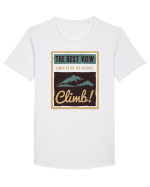 Earth Music Green Tricou mânecă scurtă guler larg Bărbat Skater