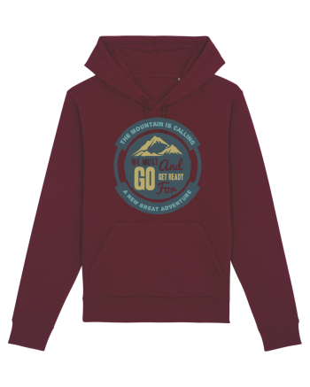 The mountain is Calling Burgundy