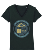 The mountain is Calling Tricou mânecă scurtă guler V Damă Evoker