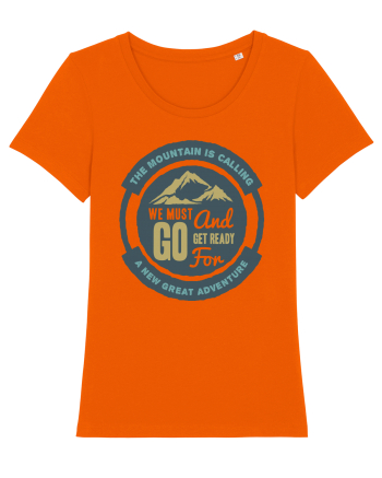 The mountain is Calling Bright Orange