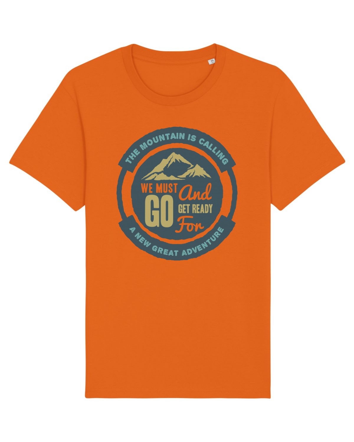 Tricou mânecă scurtă Unisex Rocker Bright Orange
