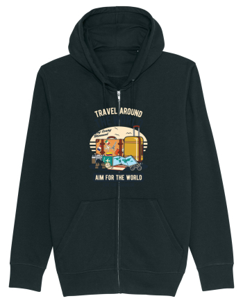 Travel Around the World Black