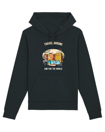 Travel Around the World Black