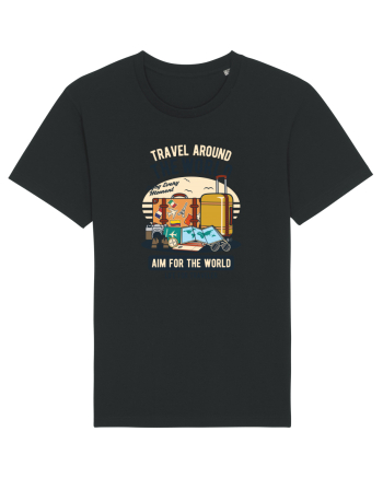 Travel Around the World Black