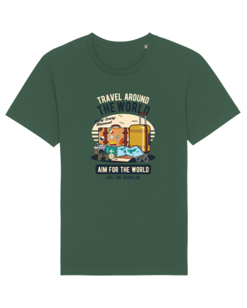 Travel Around the World Bottle Green