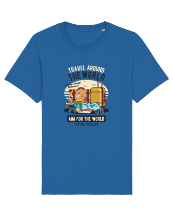 Travel Around the World Royal Blue