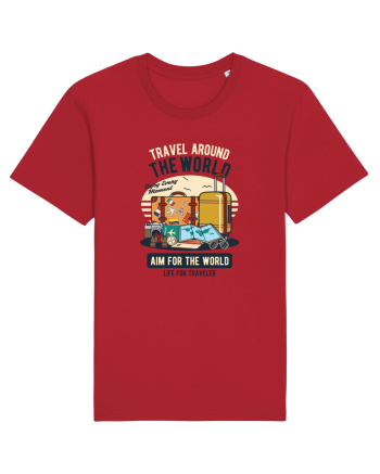 Travel Around the World Red