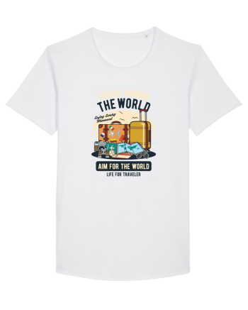 Travel Around the World White