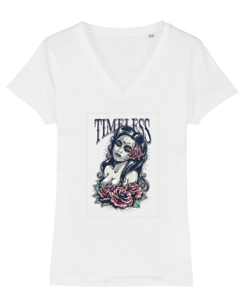 Timeless Trandafiri Tattoo White