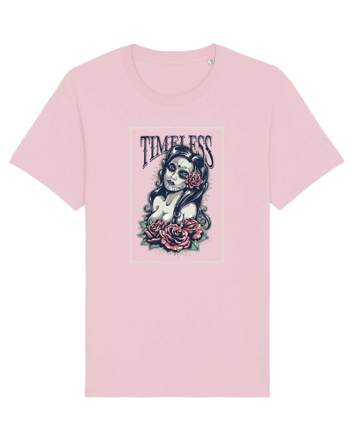 Tricou mânecă scurtă Unisex Rocker Cotton Pink