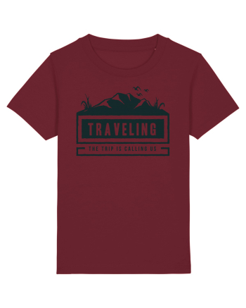The Trip is Calling us Burgundy