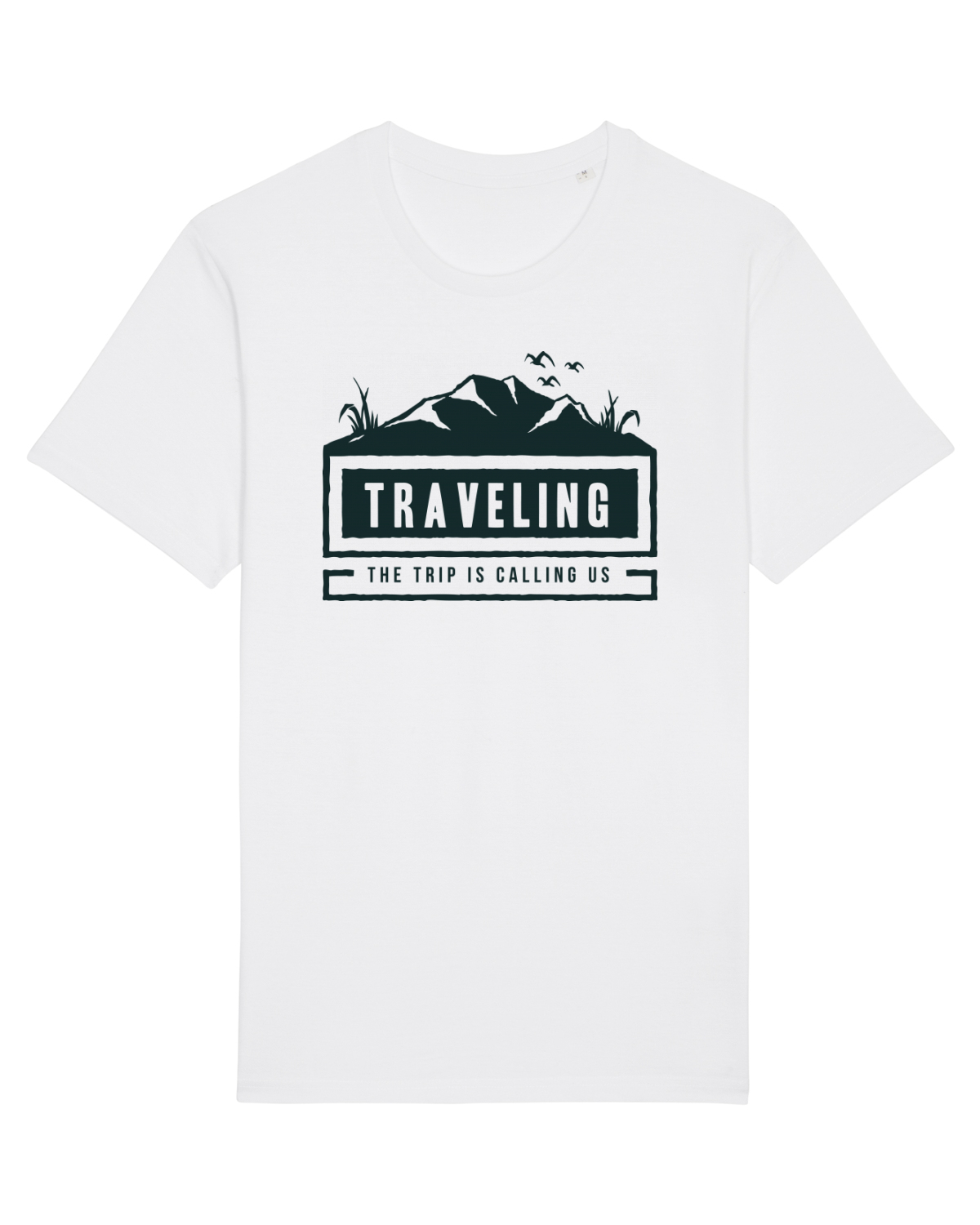 Tricou mânecă scurtă Unisex Rocker White