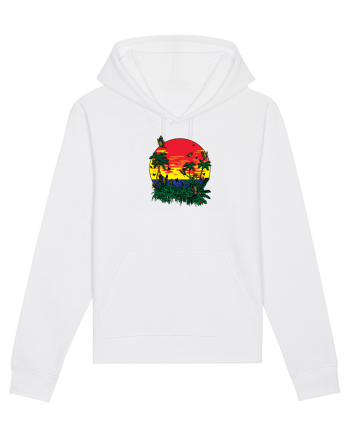 Butterfly Island Retro White