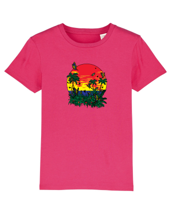 Butterfly Island Retro Raspberry