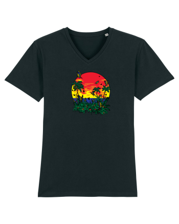 Butterfly Island Retro Black