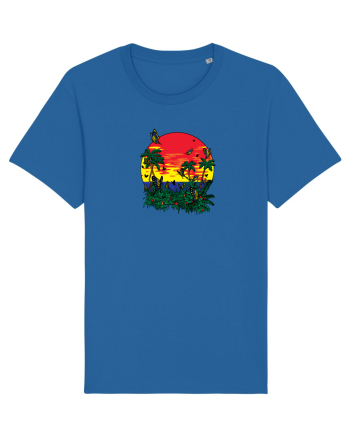 Butterfly Island Retro Royal Blue