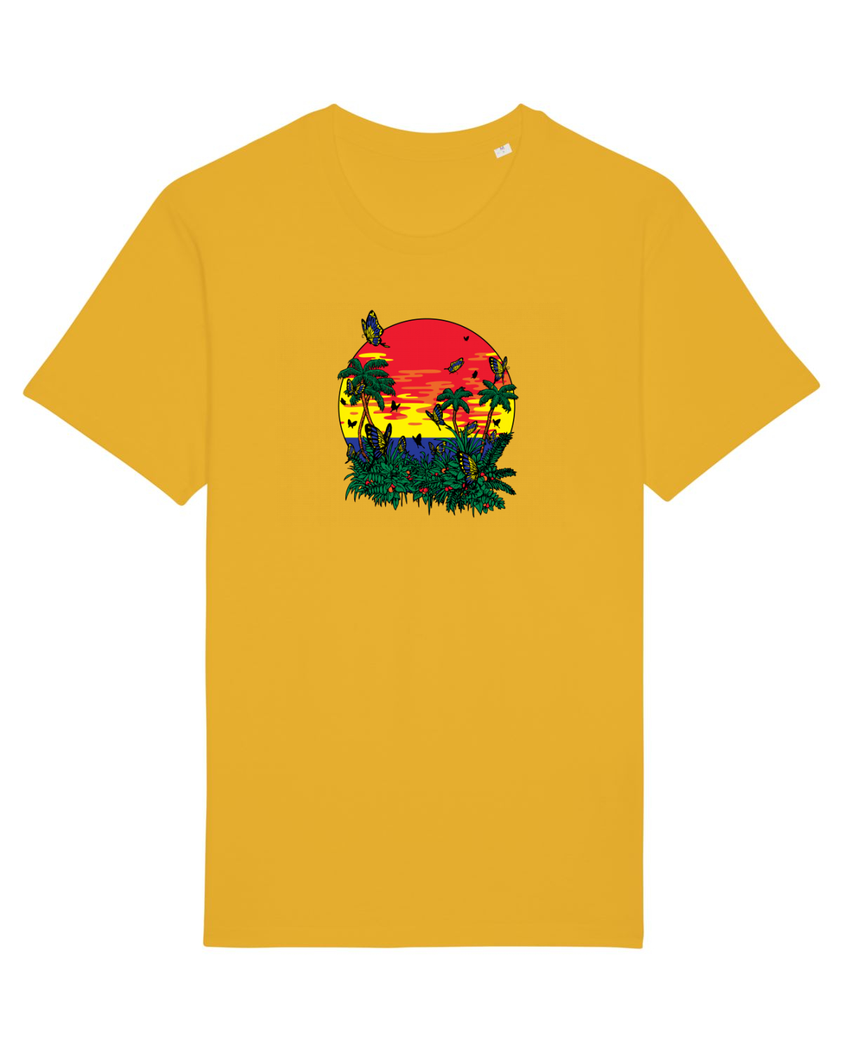 Tricou mânecă scurtă Unisex Rocker Spectra Yellow