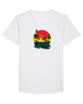 Butterfly Island Retro White