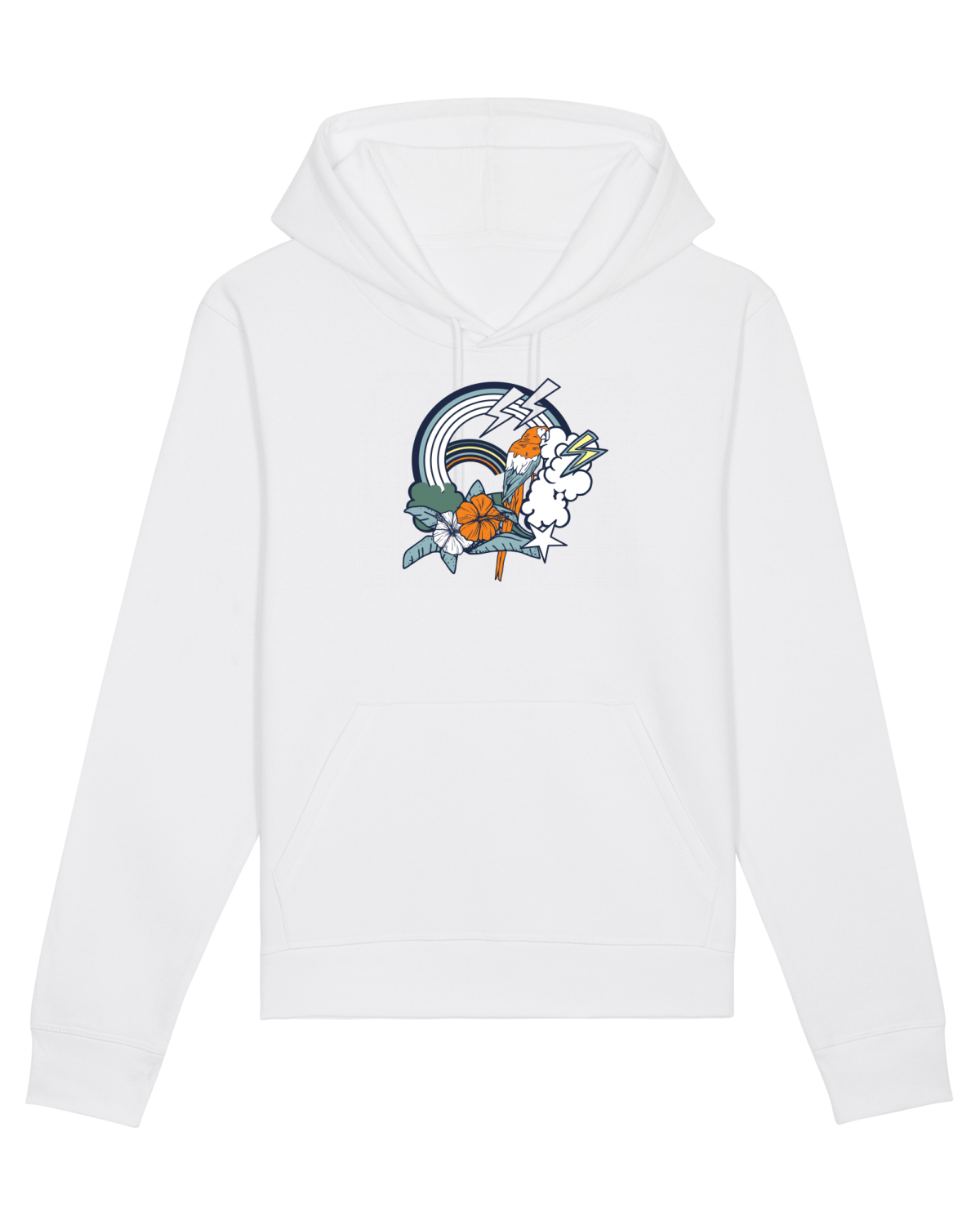 Hanorac Unisex Drummer White