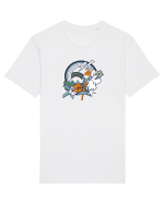 Hip Parrot Retro Tricou mânecă scurtă Unisex Rocker
