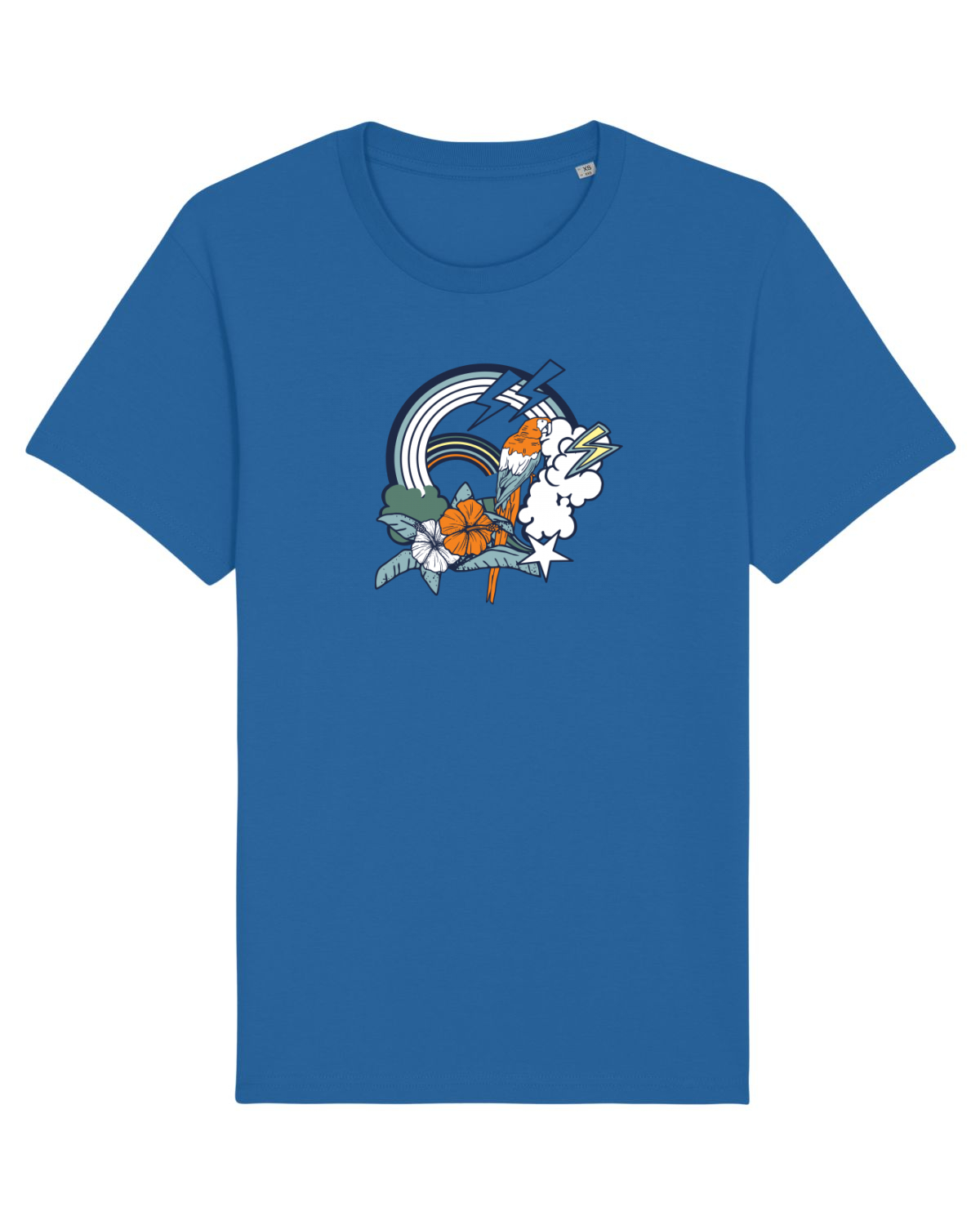 Tricou mânecă scurtă Unisex Rocker Royal Blue