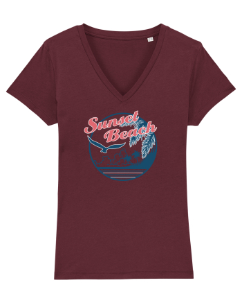 Sunset Beach Eagle Burgundy