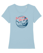 Sunset Beach Eagle Tricou mânecă scurtă guler larg fitted Damă Expresser