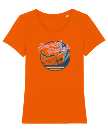 Sunset Beach Eagle Bright Orange