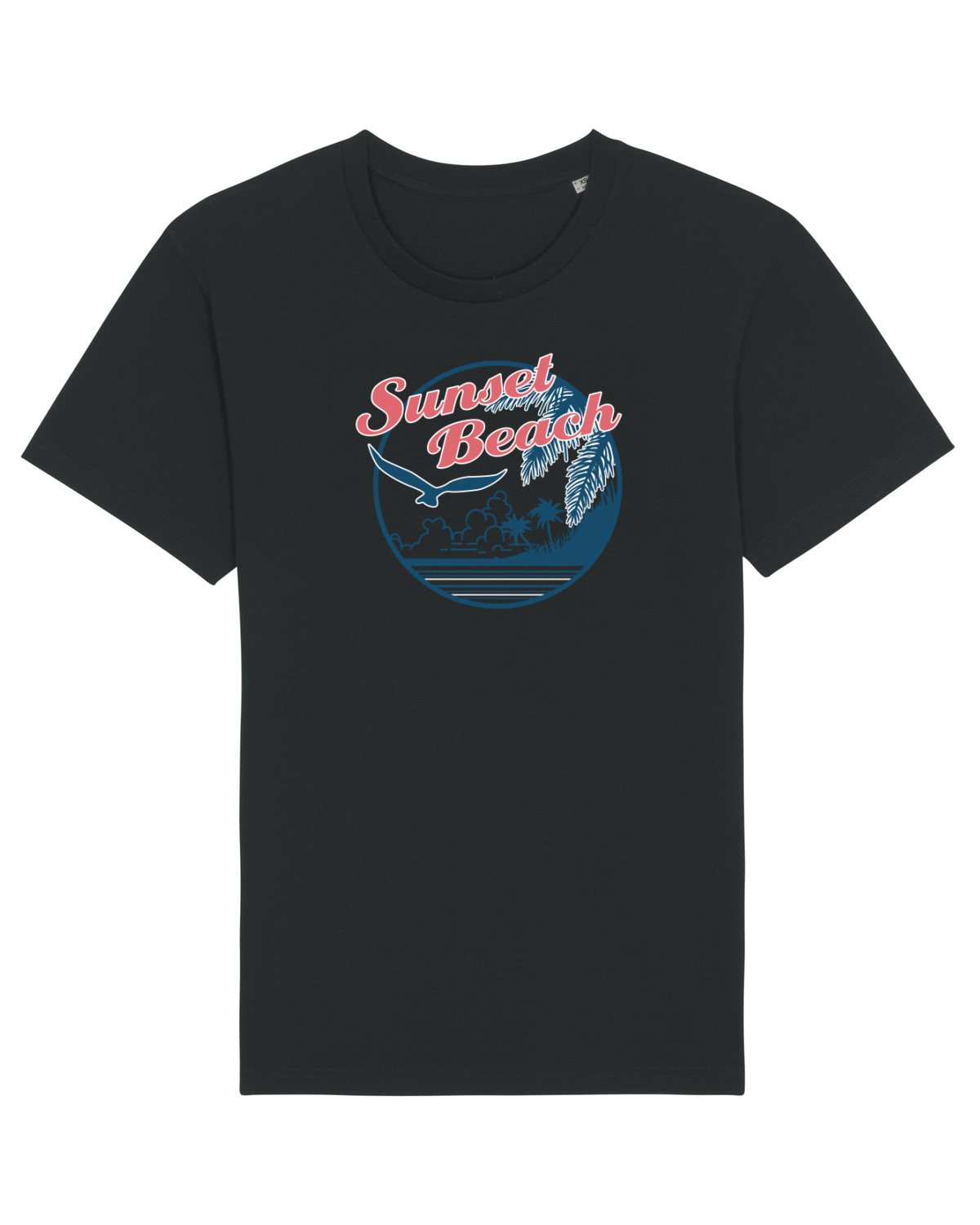 Tricou mânecă scurtă Unisex Rocker Black