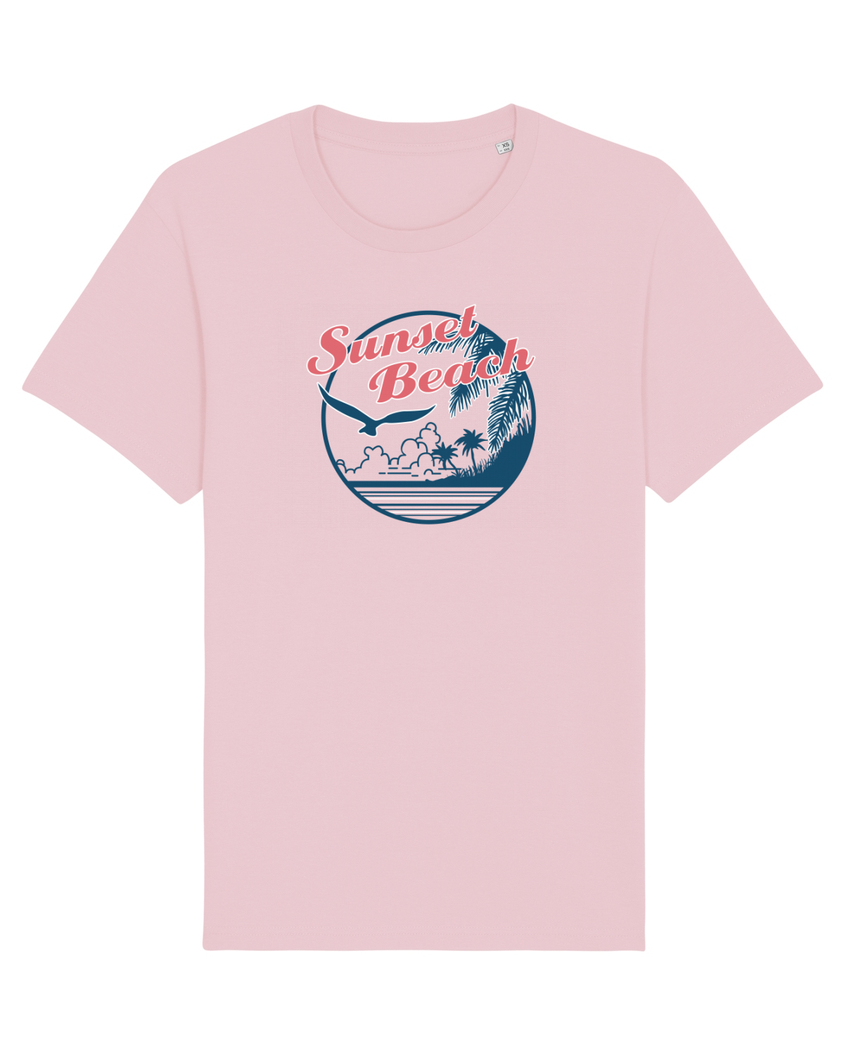 Tricou mânecă scurtă Unisex Rocker Cotton Pink