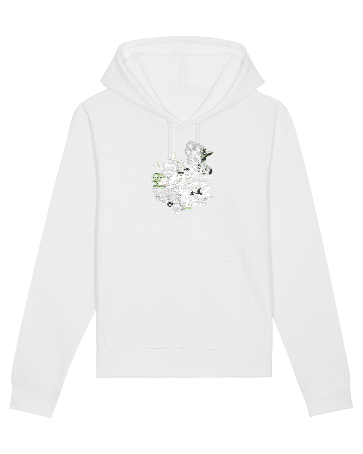 Hanorac Unisex Drummer White
