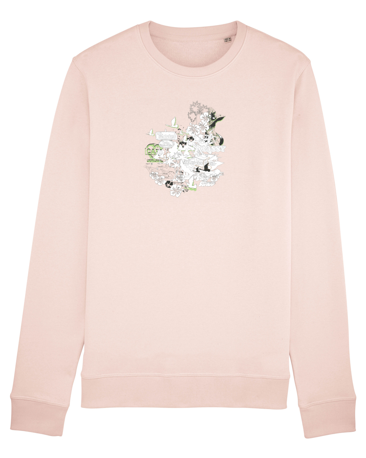 Bluză mânecă lungă Unisex Rise Candy Pink