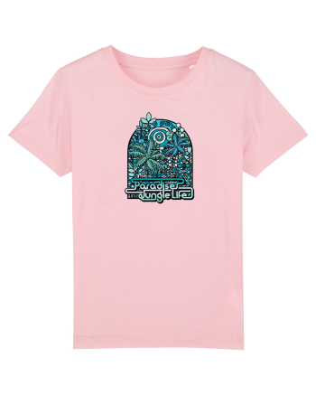 Paradise Jungle Life Cotton Pink