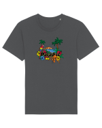 Paradise Island Parot Tricou mânecă scurtă Unisex Rocker