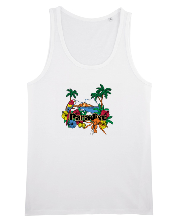 Paradise Island Parot White