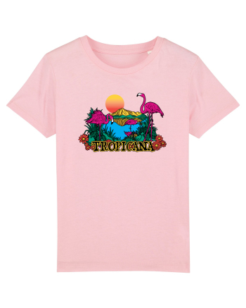 Tropicana Flamingo Sunset Cotton Pink