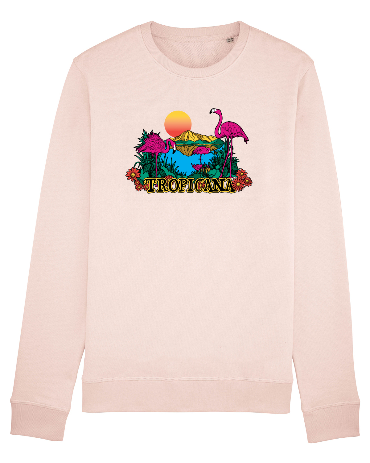 Bluză mânecă lungă Unisex Rise Candy Pink